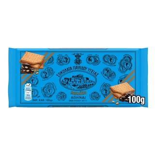 ΠΑΥΛΙΔΗΣ | Σοκολάτα Υγείας Μωσαϊκό με Μπισκότο 100g