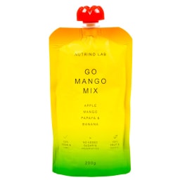 NUTRINO LAB | Go Mango Mix Μήλο Μάνγκο Παπάγια Μπανάνα 200g