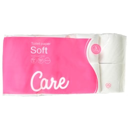 CARE | Χαρτί Υγείας Soft 3 Φύλλα 16 Ρολά 1.83kg