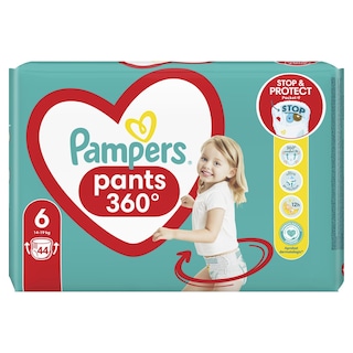 PAMPERS | Πάνες Βρακάκι Μωρού Pants Νο6 44 Τεμάχια
