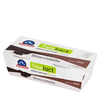 ΟΛΥΜΠΟΣ | Επιδόρπιο Γιαουρτιού Freelact Stracciatella 2% 2x150g