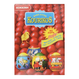 KOURIKOS | Βαφή Αυγών Κόκκινη 1 Τεμάχιο
