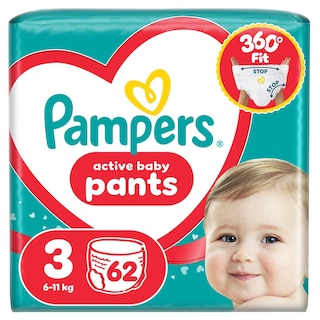 PAMPERS | Πάνες Βρακάκι Pants Νο3 62 Τεμάχια