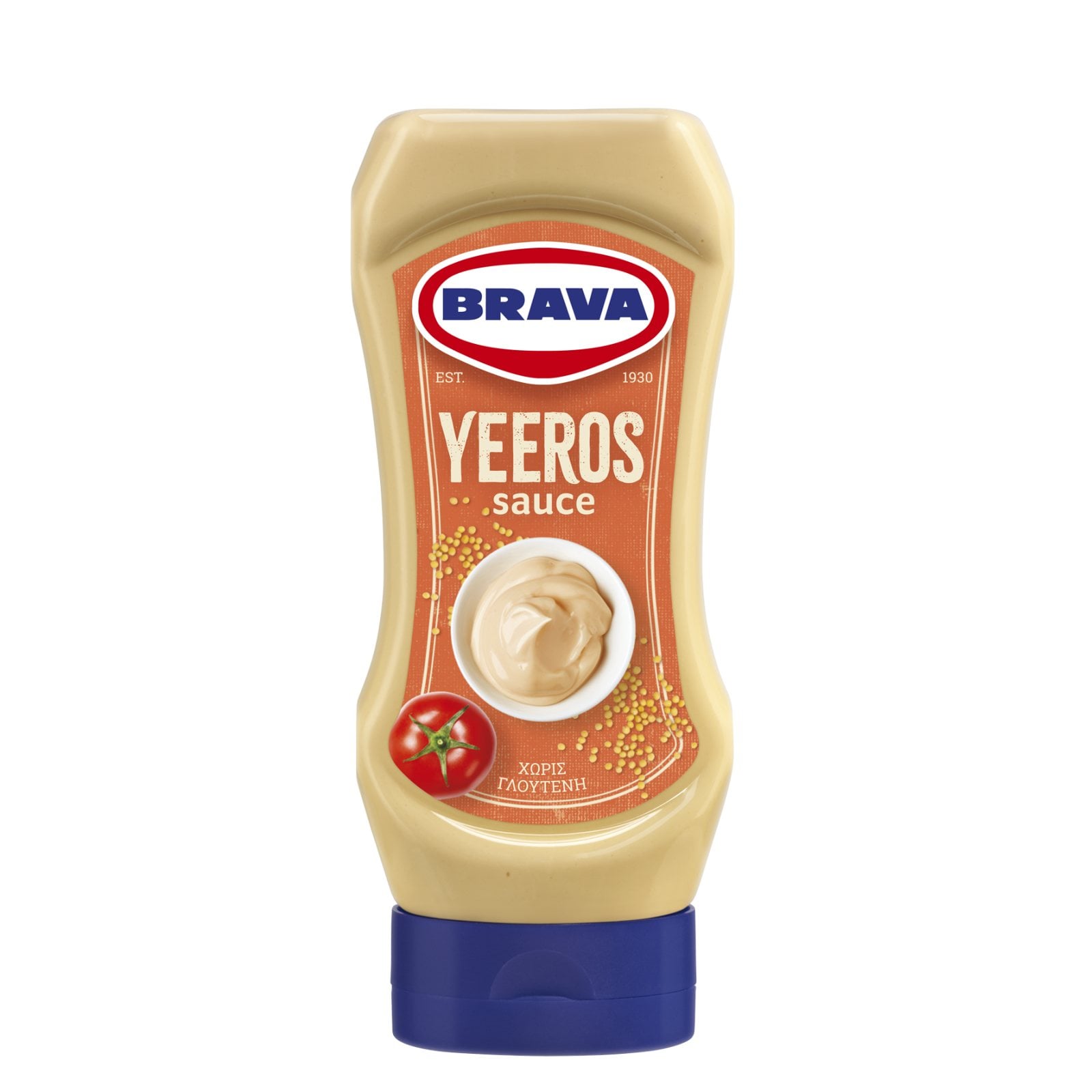 BRAVA Σάλτσα Yeeros Χωρίς Γλουτένη 350ml