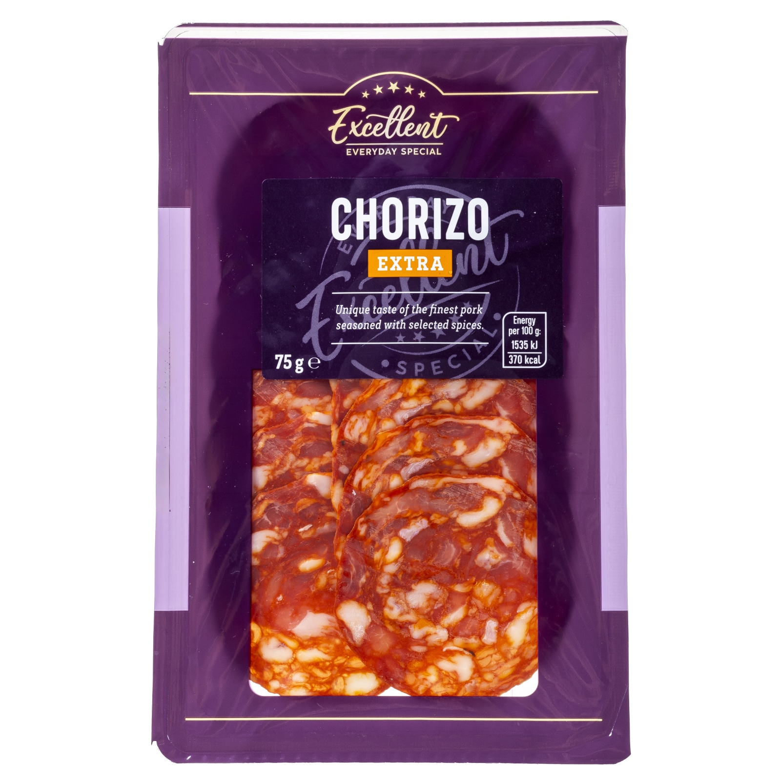 EXCELLENT Σαλάμι Chorizo Extra Φέτες 75g