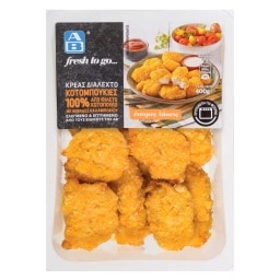 Κοτομπουκιές Nuggets Κοτόπουλου Παναρισμένες 400g