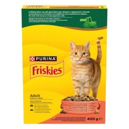 FRISKIES | Γατοτροφή Βοδινό και Κοτόπουλο με Λαχανικά 400g