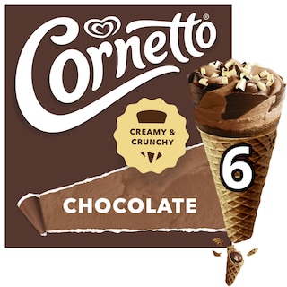 CORNETTO | Παγωτό Πύραυλος Σοκολάτα 6x60g