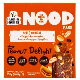 HEALTHY HABITS | Μπάρες Peanut Delight Nood Bars 4x35g