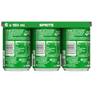 SPRITE | Γκαζόζα Κουτί 6x150ml