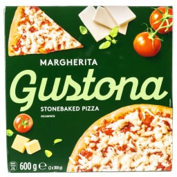 GUSTONA | Πίτσα Μαργαρίτα Κατεψυγμένη 2x300g