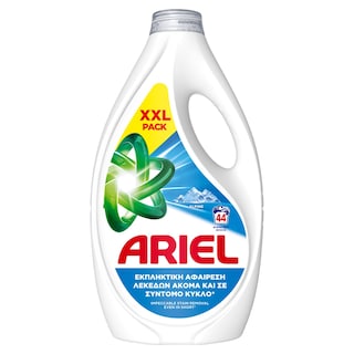 ARIEL | Υγρό Πλυντηρίου Ρούχων Alpine 44 Μεζούρες
