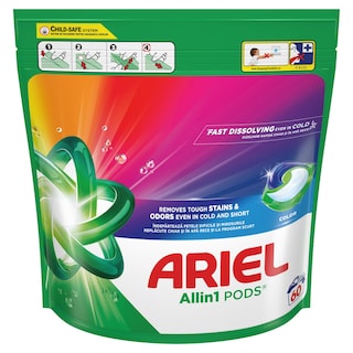 ARIEL | Kάψουλες Πλυντηρίου Ρούχων Allin1 Pods Color 60 Τεμάχια