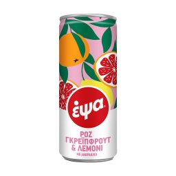 ΕΨΑ | Αναψυκτικό Pink Grapefruit Λεμόνι Κουτί 330ml