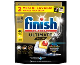 FINISH | Κάψουλες Πλυντηρίου Πιάτων Ultimate Plus Allin1 Lemon 48 Τεμάχια