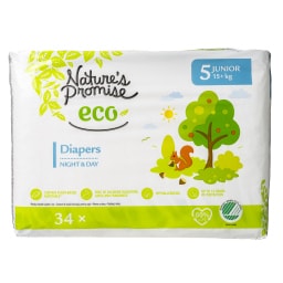 NATURE'S PROMISE | Πάνες Μωρού Eco Junior No5 34 Τεμάχια