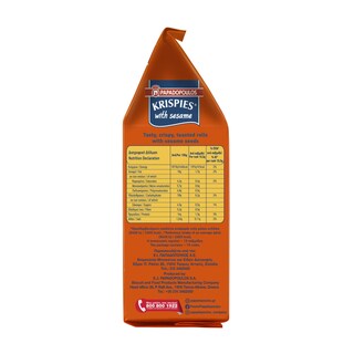 KRISPIES | Παξιμάδια Krispies Σουσάμι 200g