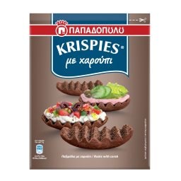 KRISPIES | Παξιμάδια Krispies Χαρούπι 200g