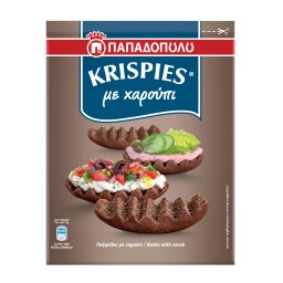 KRISPIES | Παξιμάδια Krispies Χαρούπι 200g