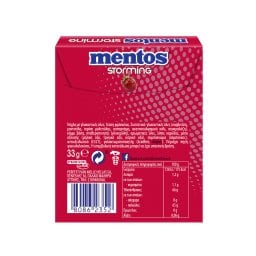 MENTOS | STORMING | Τσίxλες Φράουλα 33g