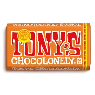 TONY΄S | Σοκολάτα Γάλακτος Καραμέλα & Θαλασσινό Αλάτι 90g