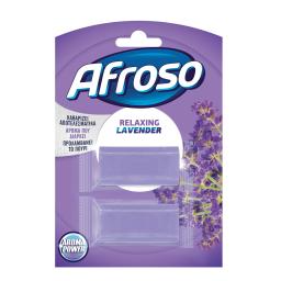 AFROSO | Καθαριστικό Block Τουαλέτας Relaxing Lavender 2x40g