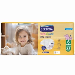 SEPTONA | Πάνες Μωρού Calm N Care Νο6 Extra Large 38 Τεμάχια
