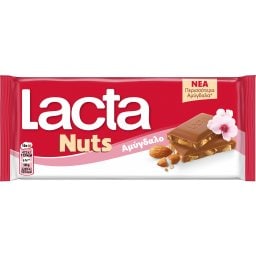 LACTA | Σοκολάτα Γάλακτος Αμυγδάλου 85gr