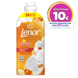 LENOR | Συμπυκνωμένο Μαλακτικό Gold Orchid 59 Μεζούρες