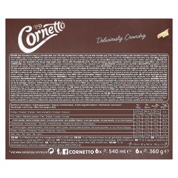 CORNETTO | Παγωτό Πύραυλος Σοκολάτα 6x60g