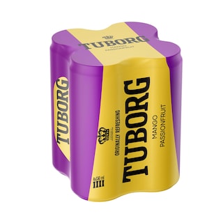TUBORG | Αναψυκτικό Mango Passionfuit Mix 4x330ml