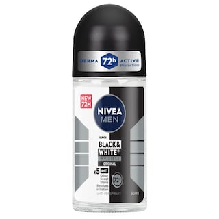 NIVEA | FOR MEN | Αποσμητικό Roll On Men Invisible Black & White 50ml