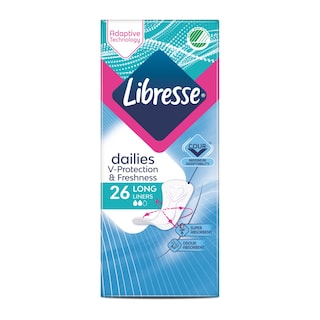 LIBRESSE | Panty Liners Multistyle Long 26 Pieces
