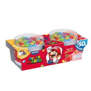 DANONE | Επιδόρπιο Γιαουρτιού Super Mario Φράουλα 2x110g