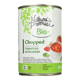 NATURE'S PROMISE | Τομάτα Ψιλοκομμένη Bio με Βασιλικό και Ρίγανη 400g