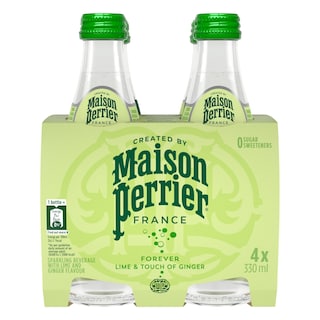 PERRIER | Ανθρακούχο Νερό Maison Perrier Lime Ginger 4x330ml