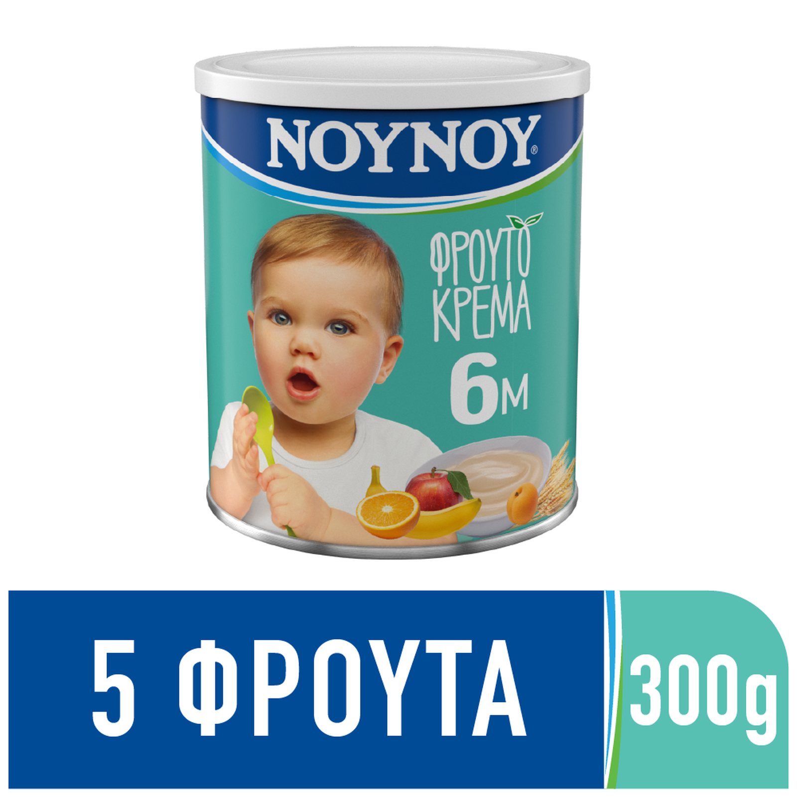 ΝΟΥΝΟΥ Φρουτόκρεμα 5 Φρούτα 300g