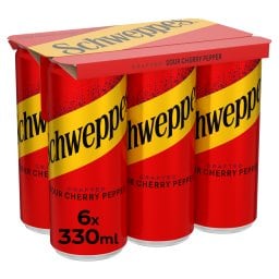 SCHWEPPES | Αναψυκτικό Sour Cherry & Black Pepper Κουτί 6x330ml