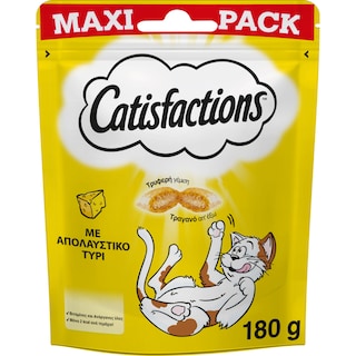 CATISFACTIONS | Σνακ Γάτας Τυρί 180g