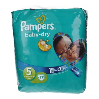 PAMPERS | BABY DRY | DIAPERS JUNIOR 11 - 25 KGR No 5 23PIECES