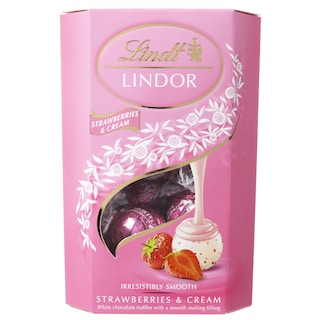 LINDT | Σοκολατάκια Lindor Φράουλα Κρέμα 200g
