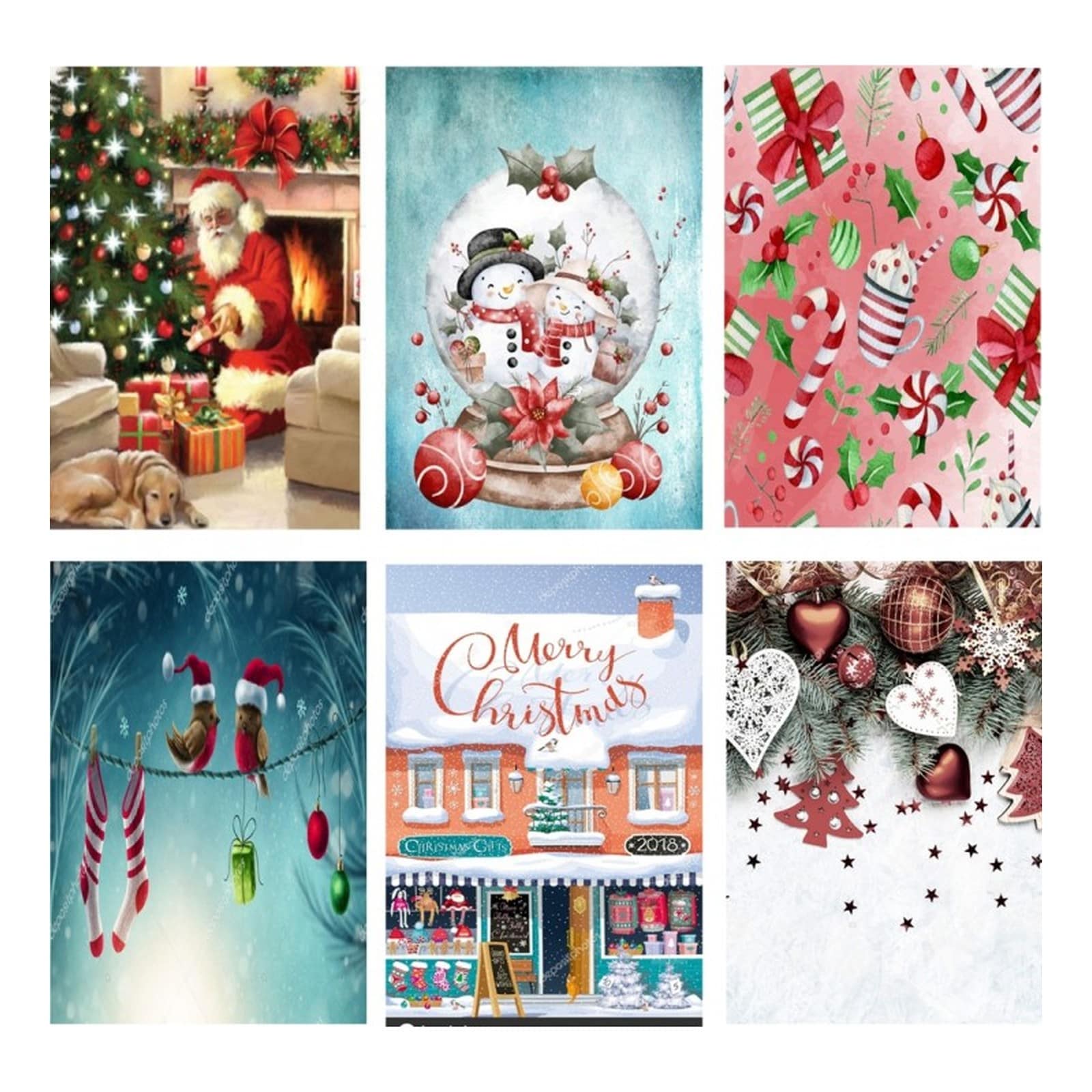 Τσάντα Δώρου Χριστουγεννιάτικη 11x14cm 1 Τεμάχιο