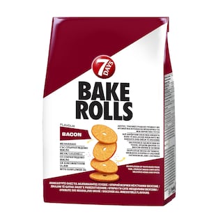 7DAYS | Bake Rolls Μπέικον 150g