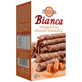 ΒΙΟΛΑΝΤΑ | Γκοφρετίνια Bianca Αλμυρή Καραμέλα 160g
