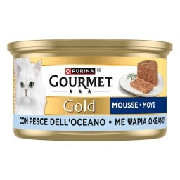 GOURMET | GOLD | Γατοτροφή Μους Με Ψάρια Του Ωκεανού 85 gr