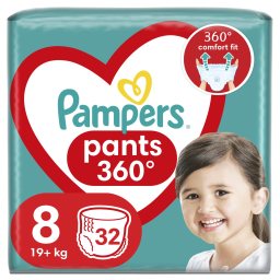 PAMPERS | Πάνες Βρακάκι Μωρού Pants Νο8 32 Τεμάχια