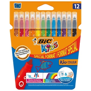 BIC | Μαρκαδόροι Kids Couleur 12 Τεμάχια