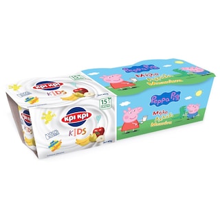 ΚΡΙ ΚΡΙ | Επιδόρπιο Γιαουρτιού Peppa Pig 3 Φρούτα 3x140g