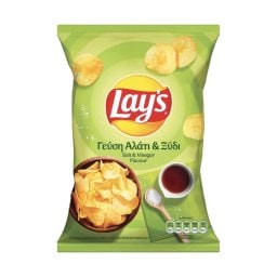 LAYS | Τσιπς Αλάτι και Ξύδι 120g