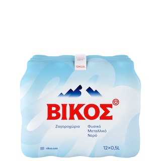 ΒΙΚΟΣ | Νερό Φυσικό Μεταλλικό 12x500ml